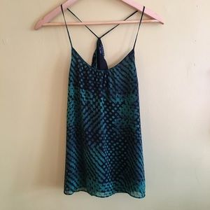 ON SALE!  Green and Black Theory Tanktop